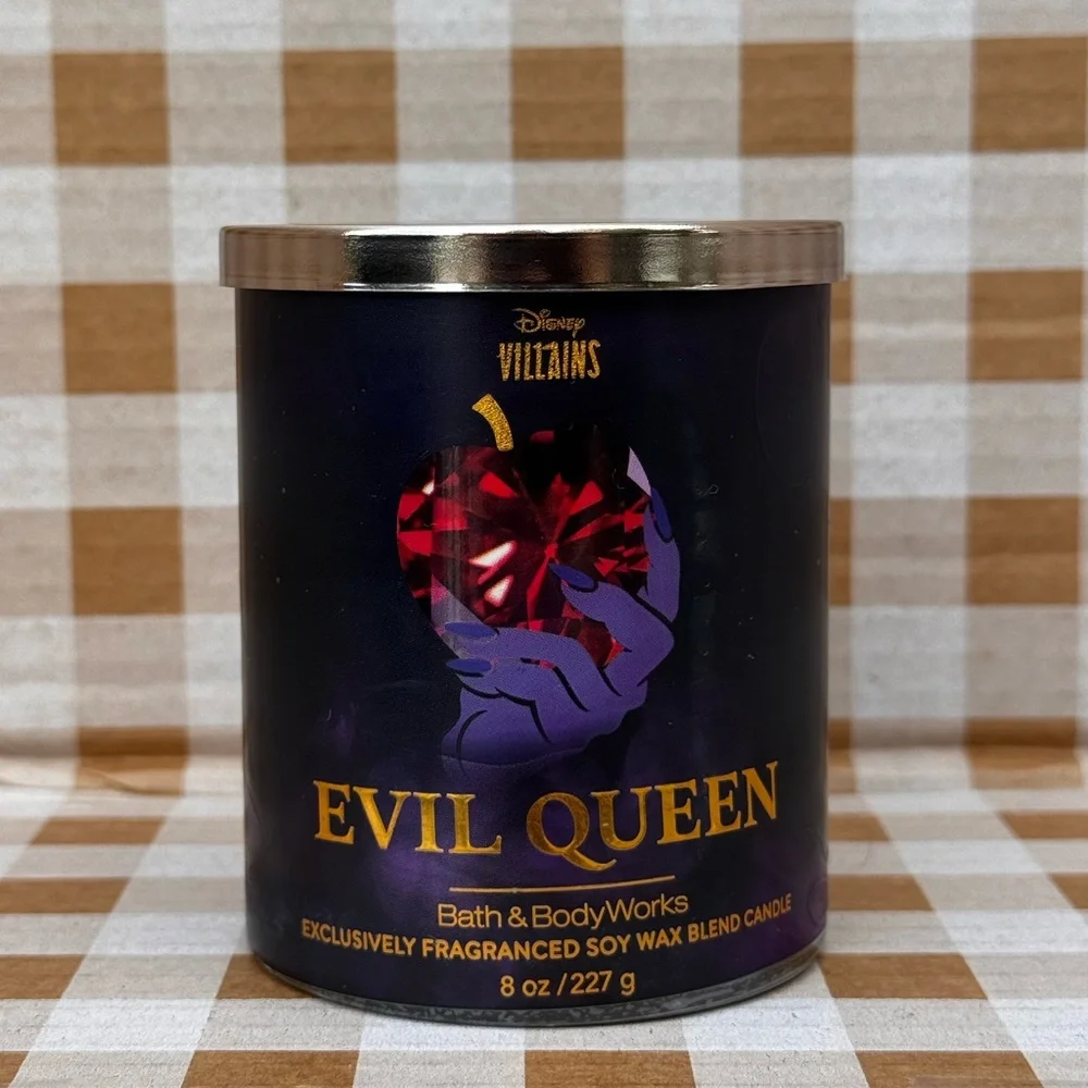 NEW B&BW Disney Villain Evil Queen Single Soy Wax Blend Candle Limited Edition - Picture 3 of 5